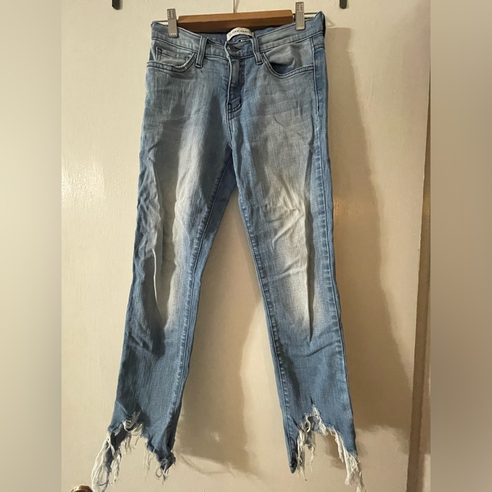 Flying Monkey Size 25 Destroyed Hem Cropped Jeans